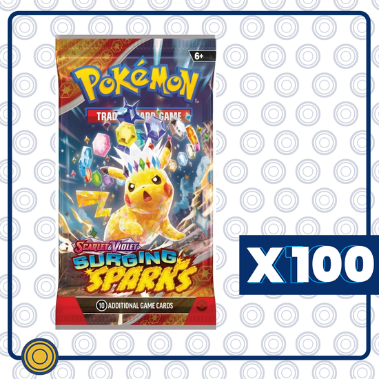 PAQUETE MAYOREO - Surging Sparks - 100 Booster Pack