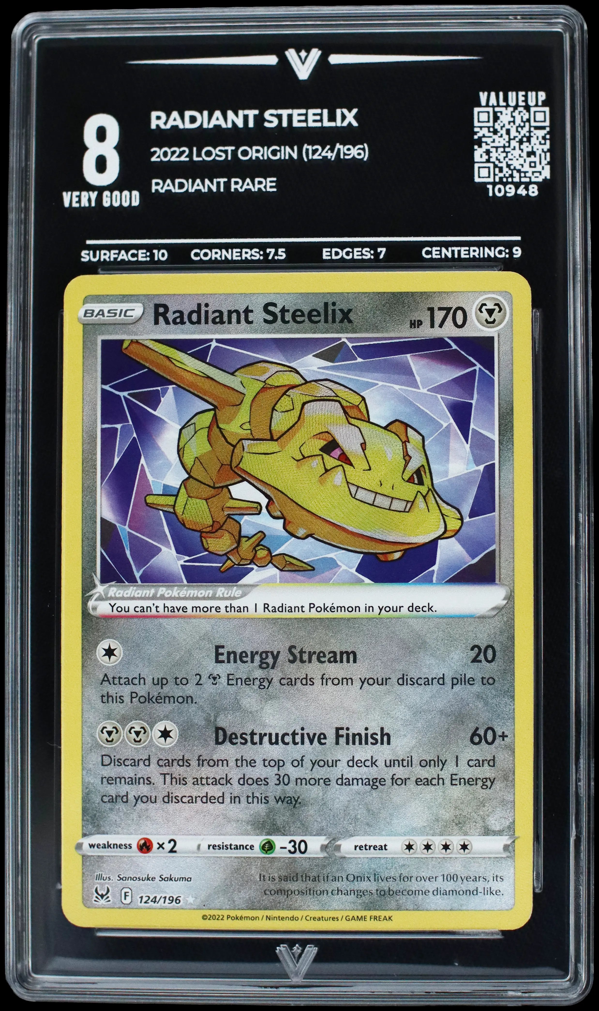 RADIANT STEELIX (VALUEUP) #10948 (Subasta)