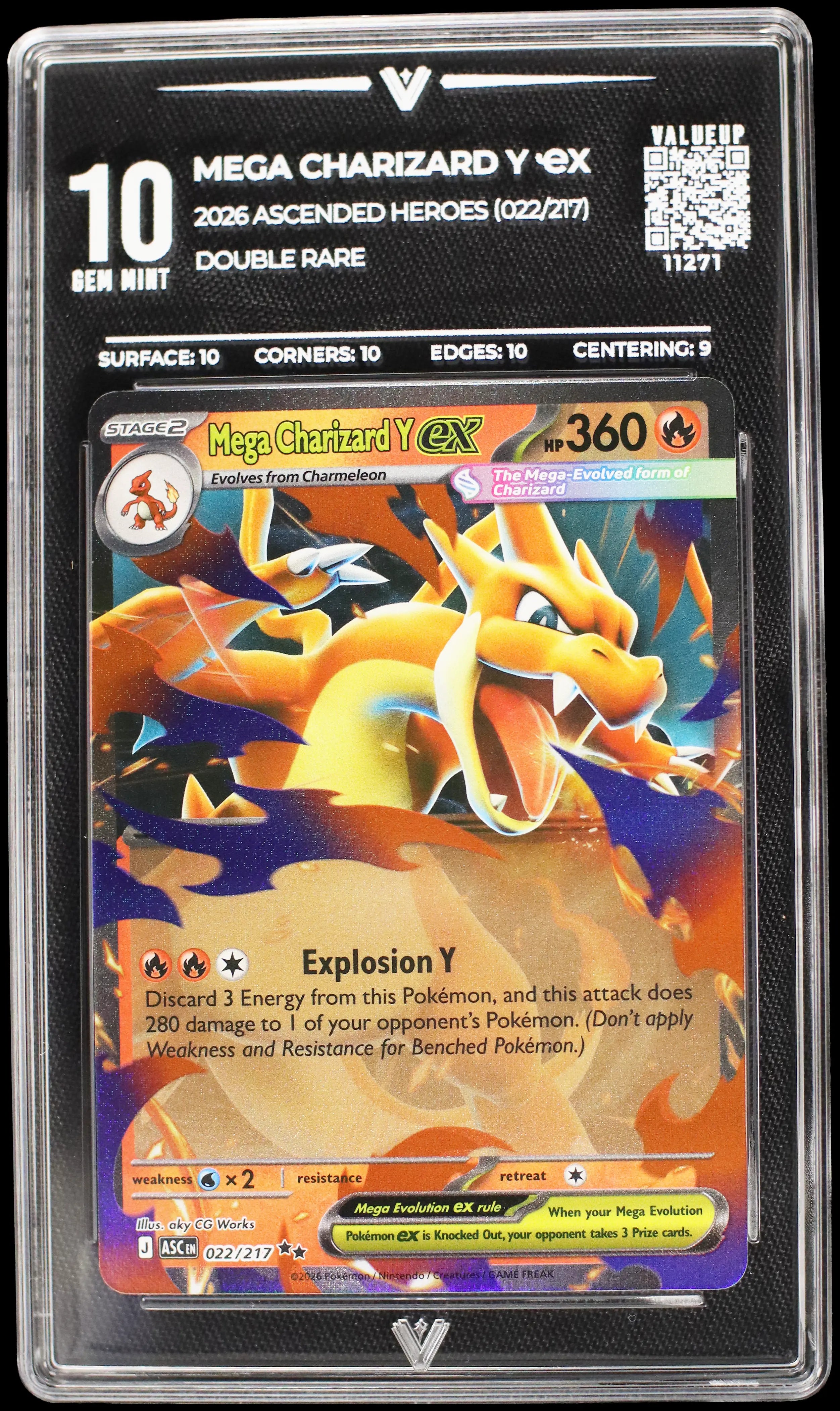 MEGA CHARIZARD Y EX (VALUEUP) #11271 (Subasta)