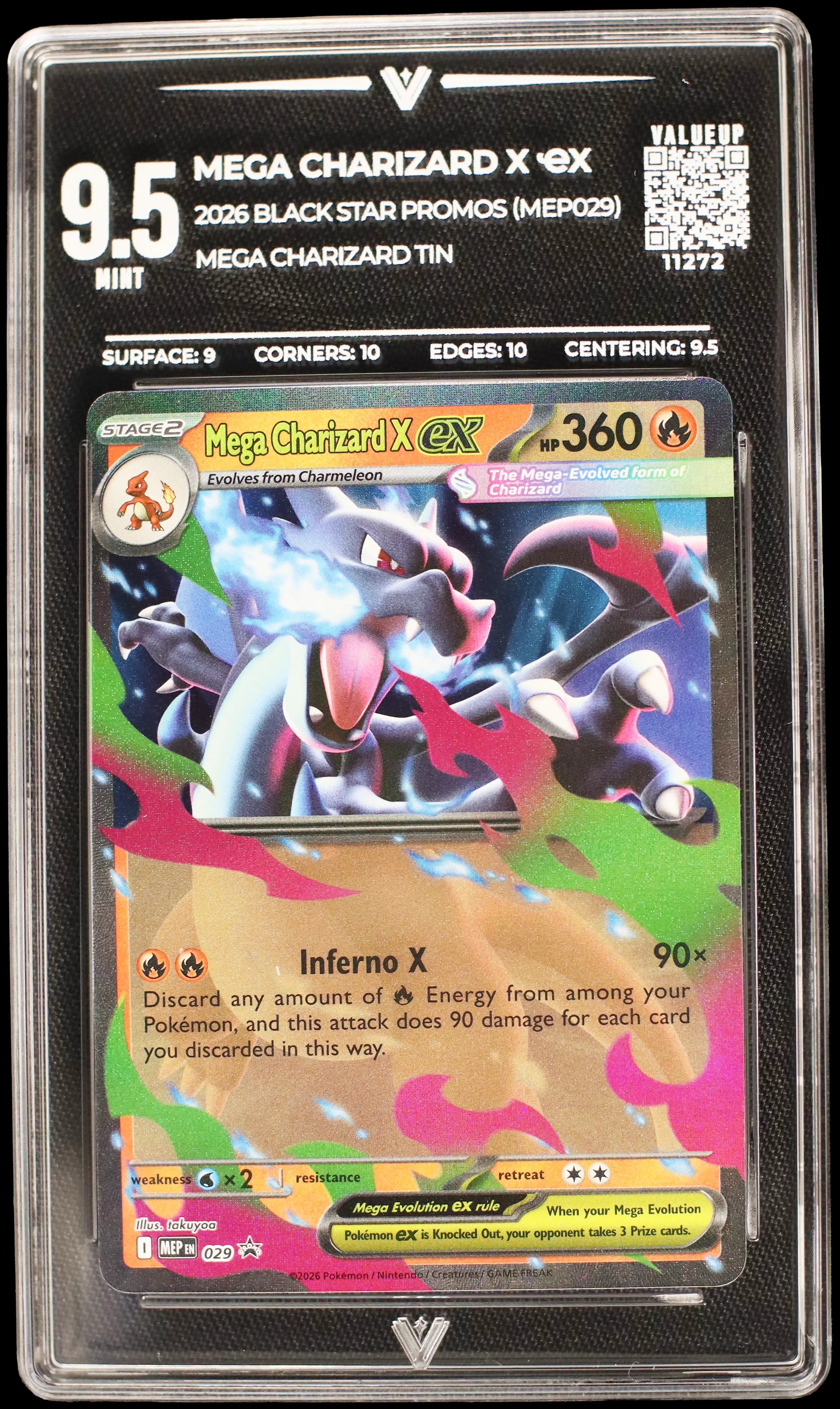 MEGA CHARIZARD X EX(VALUEUP) #11272 (Subasta)