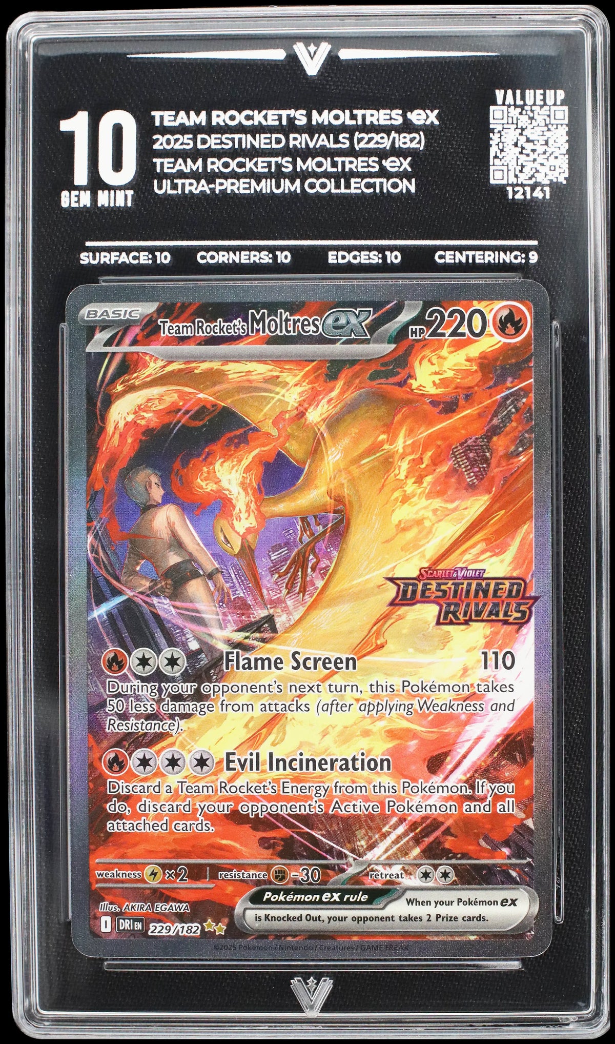 Team Rocket's Moltres Ҽx (VALUEUP) #12141 (Subasta)