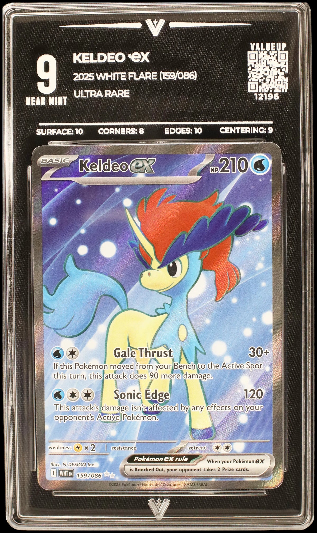 Keldeo Ҽx (VALUEUP) #12196 (Subasta)