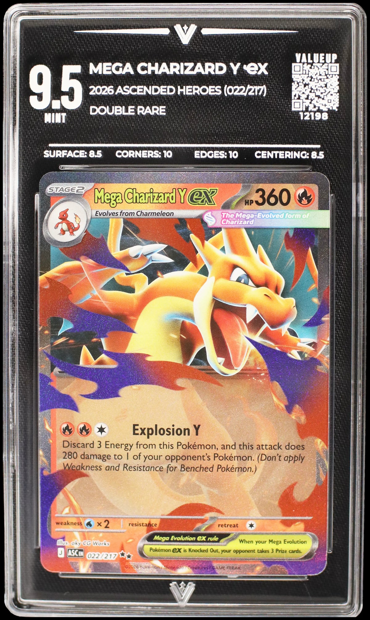 Mega Charizard Y Ҽx (VALUEUP) #12198 (Subasta)