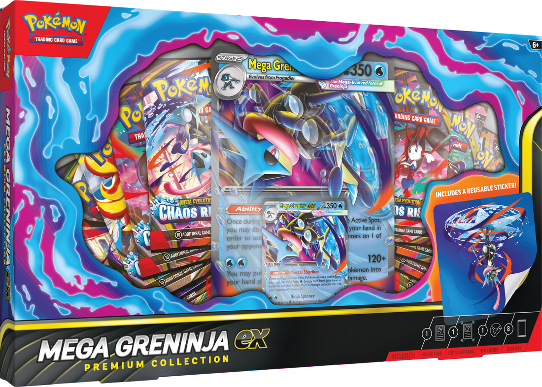 Mega Greninja ex Premium Collection (PREVENTA)