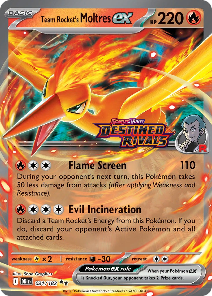 Team Rocket's Moltres ex Ultra-Premium Collection