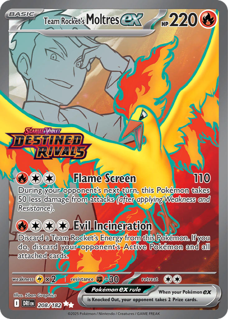 Team Rocket's Moltres ex Ultra-Premium Collection