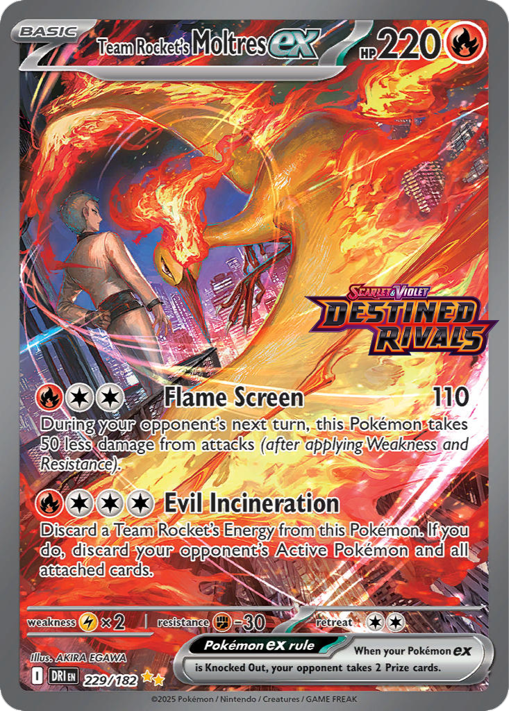 Team Rocket's Moltres ex Ultra-Premium Collection