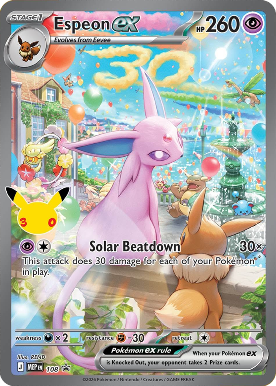 Espeon ex MEP 108