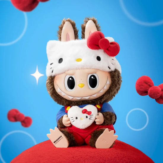 Labubu The Monsters × Hello Kitty (38cm) Vinyl Plush Doll