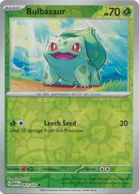 Bulbasaur 001/165 - Common - Reverse Holo-Kantocards
