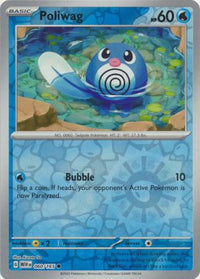 Poliwag 060/165 - Common - Reverse Holo-Kantocards