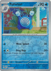 Poliwhirl 061/165 - Uncommon - Reverse Holo-Kantocards