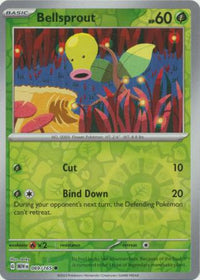 Bellsprout 069/165 - Common - Reverse Holo-Kantocards