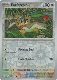 Farfetch'd 083/165 - Common - Reverse Holo-Kantocards