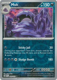 Muk 089/165 - Uncommon - Reverse Holo-Kantocards