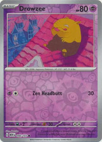 Drowzee 096/165 - Common - Reverse Holo-Kantocards
