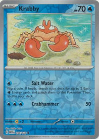 Krabby 098/165 - Common - Reverse Holo-Kantocards