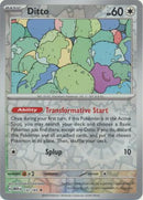 Ditto 132/165 - Rare - Reverse Holo-Kantocards