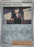 Giovanni's Charisma 161/165 - Uncommon - Reverse Holo-Kantocards