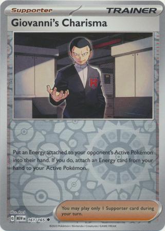 Giovanni's Charisma 161/165 - Uncommon - Reverse Holo
