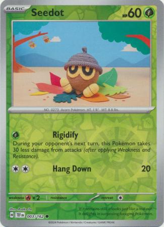 Seedot  003/162 - Common - Reverse Holo