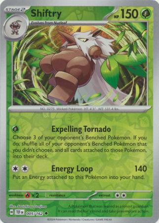 Shiftry 005/162 - Uncommon - Reverse Holo