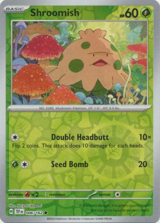 Shroomish  006/162 - Common - Reverse Holo