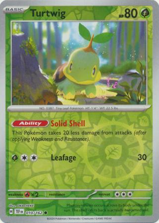 Turtwig  010/162 - Common - Reverse Holo