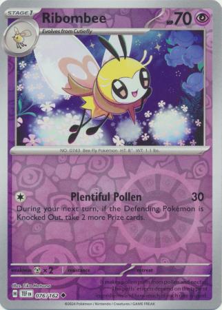 Ribombee  076/162 - Uncommon - Reverse Holo