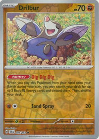 Drilbur 085/162 - Common - Reverse Holo-Kantocards