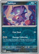 Sableye 107/162 - Uncommon - Reverse Holo-Kantocards