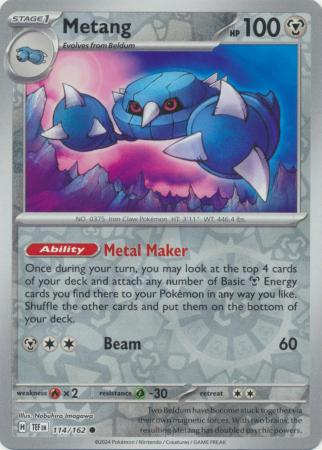 Metang  114/162 - Common - Reverse Holo