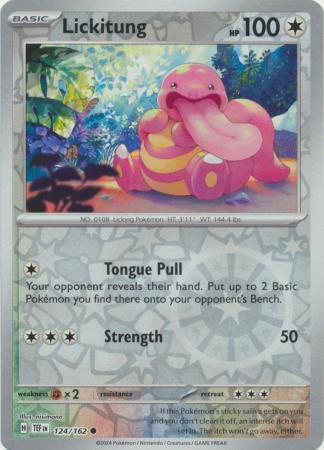 Lickitung 124/162 - Common - Reverse Holo