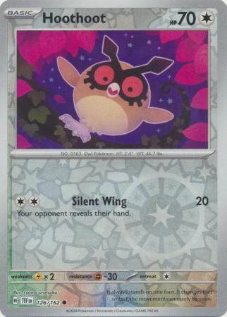 Hoothoot  126/162 - Common - Reverse Holo