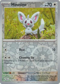 Minccino 136/162 - Common - Reverse Holo-Kantocards