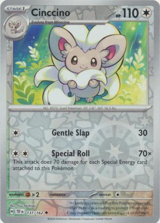 Cinccino 137/162 - Uncommon - Reverse Holo