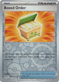 Boxed Order 143/162 - Uncommon - Reverse Holo-Kantocards