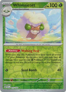 Whimsicott 015/162 - Rare - Reverse Holo-Kantocards