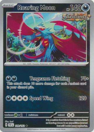 Roaring Moon  109/162 - Rare - Reverse Holo
