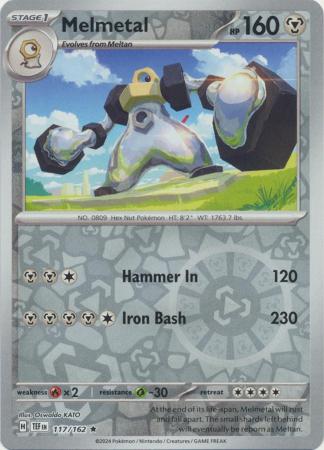 Melmetal  117/162 - Rare - Reverse Holo