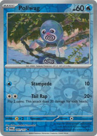 Poliwag 041/167 - Common - Reverse Holo-Kantocards