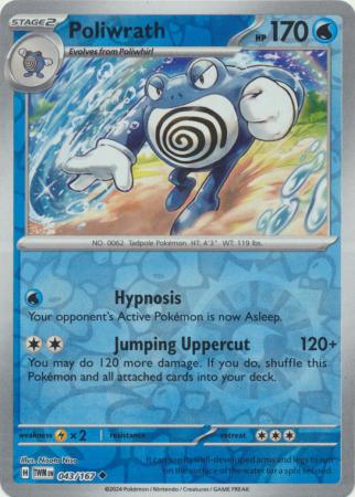 Poliwrath  043/167 - Uncommon - Reverse Holo