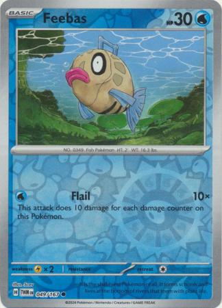 Feebas  049/167 - Common - Reverse Holo
