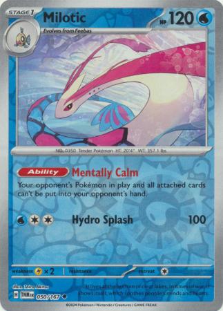 Milotic  050/167 - Uncommon - Reverse Holo