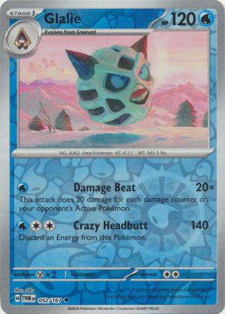 Glalie  052/167 - Uncommon - Reverse Holo
