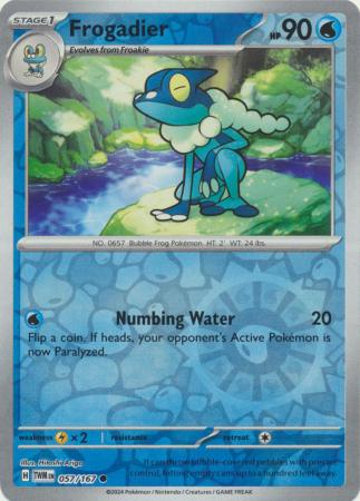 Frogadier  057/167 - Common - Reverse Holo