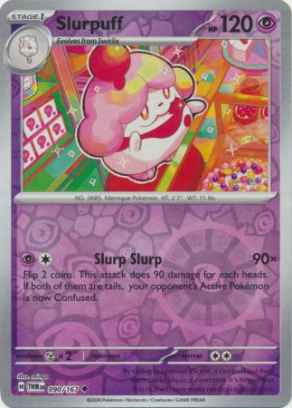 Slurpuff  090/167 - Uncommon - Reverse Holo