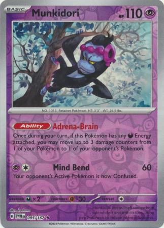 Munkidori  095/167 - Rare - Reverse Holo