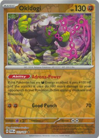 Okidogi 111/167 - Rare - Reverse Holo-Kantocards