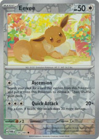Eevee 135/167 - Common - Reverse Holo-Kantocards